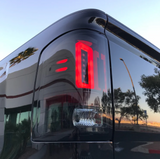 GMC Sierra 1500 16-18 Tail Lights OLED in Dark Red Smoked