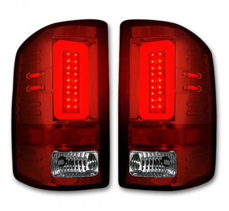 GMC Sierra 1500 16-18 Tail Lights OLED in Red