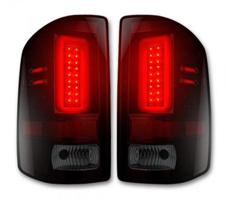 GMC Sierra 1500 16-18 Tail Lights OLED in Smoked