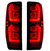 GMC Sierra 1500 19-25 Ultra Bright OLED Tail Lights (Replaces Factory/OEM Halogen Tail Lights Only) - SMOKED LENS (OPEN BOX)