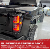 GMC Sierra 1500 19-23 (Replaces OEM Halogen) Tail Lights OLED Smoked