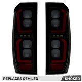 GMC Sierra 1500 19-23 (Replaces OEM LED) Tail Lights OLED Smoked