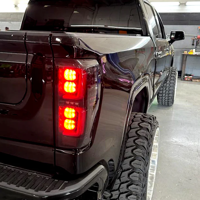 GMC Sierra 1500 19-23 (Replaces OEM LED) Tail Lights OLED Smoked