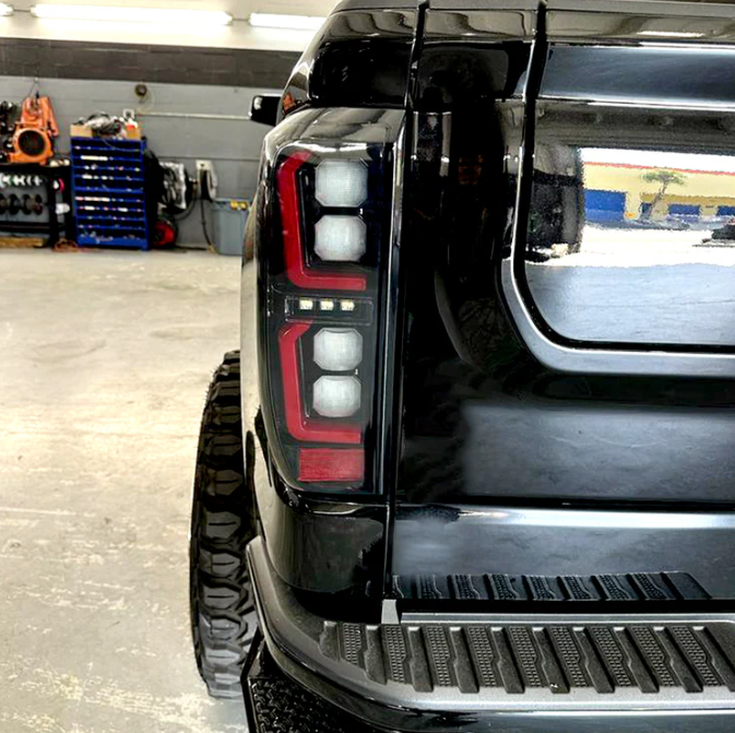 GMC Sierra 1500 19-23 (Replaces OEM LED) Tail Lights OLED Smoked