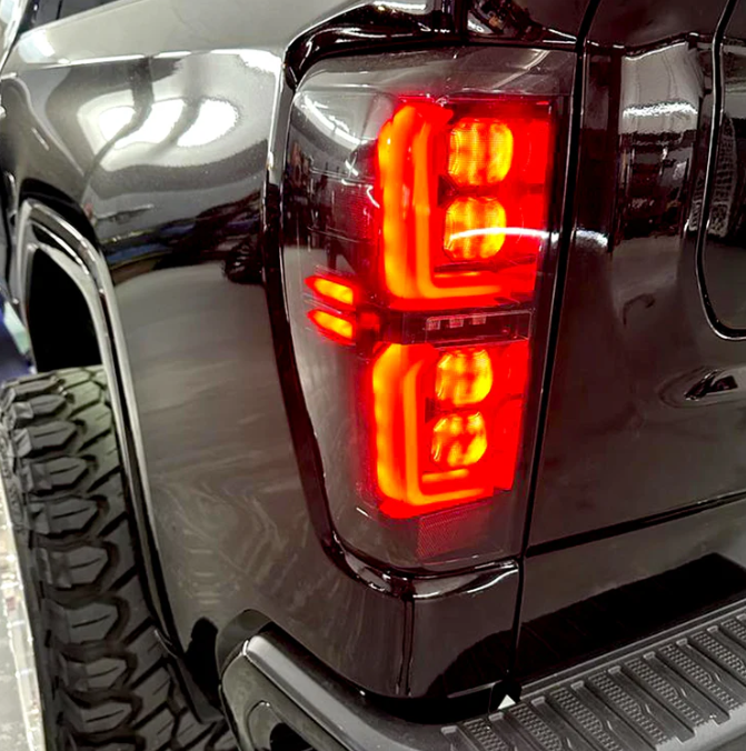 GMC Sierra 1500 19-23 (Replaces OEM LED) Tail Lights OLED Smoked