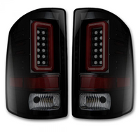 GMC Sierra 1500 14-18 Ultra Bright OLED Tail Lights (3rd Gen w/ Factory Halogen Style) - SMOKED (OPEN BOX)