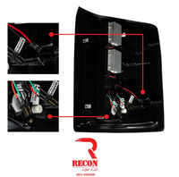 GMC Sierra 1500 14-18 Ultra Bright OLED Tail Lights (3rd Gen w/ Factory Halogen Style) - SMOKED (OPEN BOX)