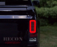 GMC Sierra 1500 14-18 Ultra Bright OLED Tail Lights (3rd Gen w/ Factory Halogen Style) - SMOKED (OPEN BOX)