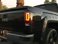 GMC Sierra 1500 14-18 Ultra Bright OLED Tail Lights (3rd Gen w/ Factory Halogen Style) - SMOKED (OPEN BOX)