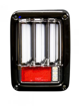 Jeep JK Wrangler 07-18 Tail Lights OLED in Clear