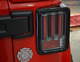 Jeep JK Wrangler 07-18 Tail Lights OLED in Red