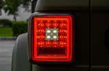 Jeep JL Wrangler 18-24 (Replaces Factory OEM Halogen ONLY) Tail Lights OLED Red