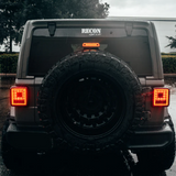 Jeep JL Wrangler 18-24 (Replaces Factory OEM Halogen ONLY) Tail Lights OLED Smoked