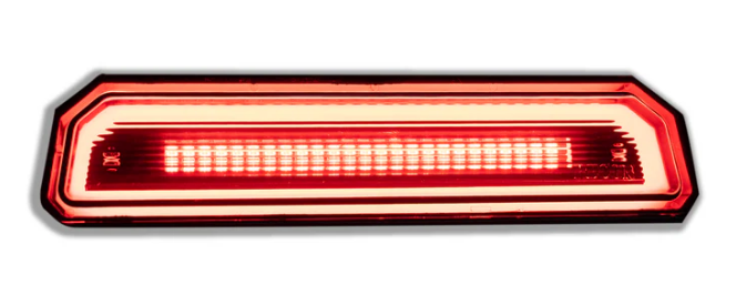 Jeep JL Wrangler 18-24 Ultra High Power Red OLED 3rd Brake Light Kit Smoked