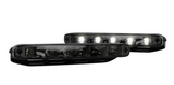 LED Daytime Running Lights Rectangular Housing with Smoked Lens