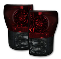 Toyota Tundra 07-13 Ultra Bright LED Tail Lights - SMOKED RED LENS