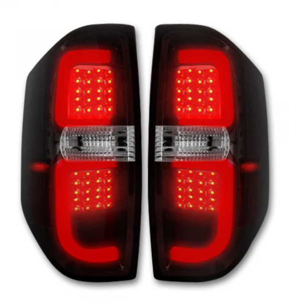 Toyota Tundra 14-21 LED Tail Lights in Dark Red Smoked