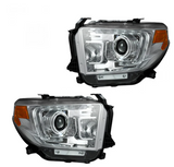 Toyota Tundra 14-21 Projector Headlights OLED DRL Clear/Chrome