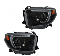 Toyota Tundra 14-21 Projector Headlights OLED DRL - SMOKED