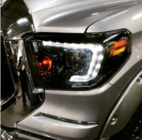 Toyota Tundra 14-21 Projector Headlights OLED DRL - SMOKED