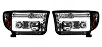 Toyota Tundra/Sequoia 07-13 Projector Headlights OLED Halos DRL CLEAR/CHROME