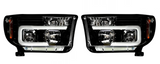 Toyota Tundra/Sequoia 07-13 Projector Headlights OLED Halos DRL Smoked/Blck