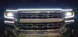 DRL Hood Light with Start-up Sequence in WHITE - 59" Length
