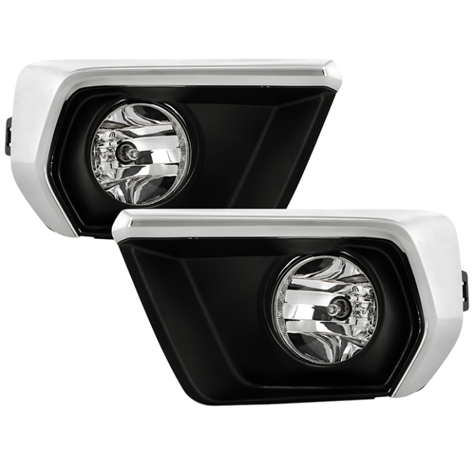 ( Spyder ) Chevy Colorado 2021-2023 OEM Style Fog Lights w/Switch - ( Bulbs Size - P19 12V 19W ) - Clear