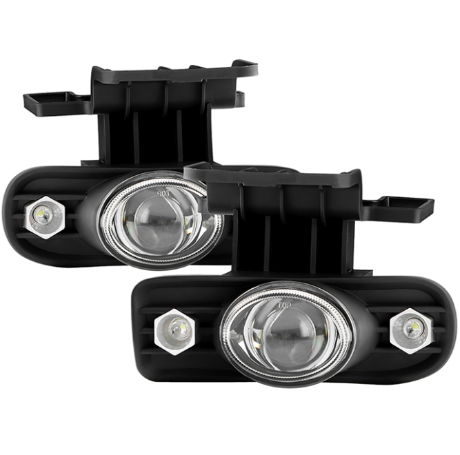 ( Spyder ) Chevy Silverado 99-02 / Chevy Suburban 00-06 Projector Fog Lights w/Switch - Clear