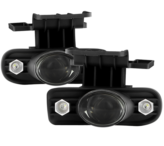 ( Spyder ) Chevy Silverado 99-02 / Chevy Suburban 00-06 Projector Fog Lights w/Switch -Smoke