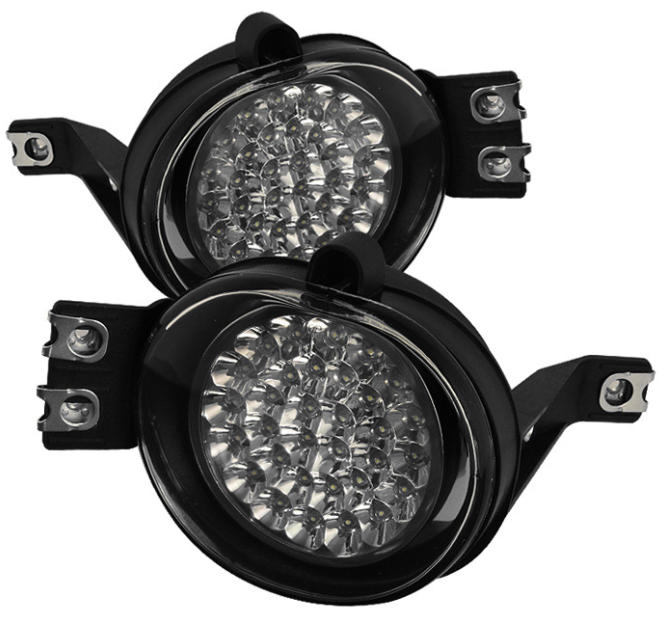 ( Spyder ) Dodge Ram 02-08 / Durango 04-06 LED Fog Lights w/Switch - Clear