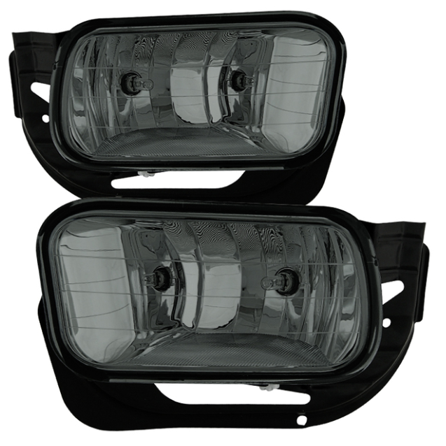 ( Spyder ) Dodge Ram 09-12 1500 / 10-18 2500 3500 OEM Fog Light ( Come With Metal Bracket ) No Switch - Smoked