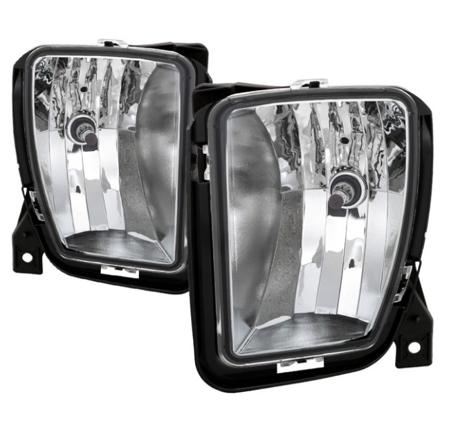 ( Spyder ) Dodge Ram 2013-2018 1500 Only OEM Style Fog Lights With Universal Switch- Clear