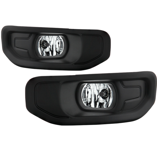 ( Spyder ) Dodge Ram 2019-2022 1500 Only ( Don‘t Fit 2500/3500 ) OEM Style Halogen Fog Lights W/Universal Switch- H8(Included) - Clear