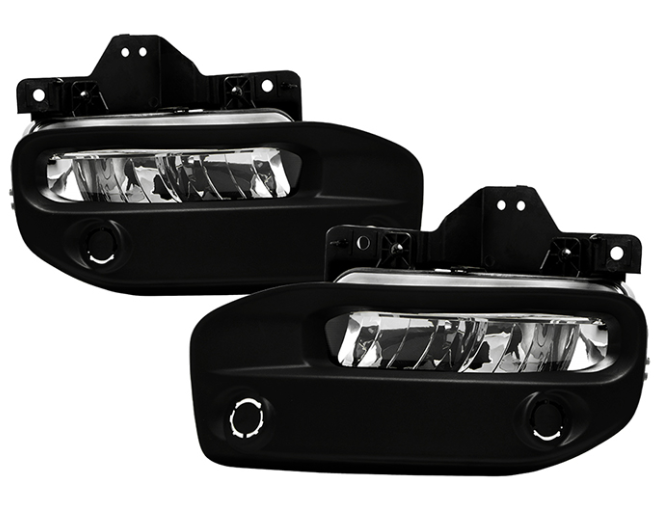 ( Spyder ) Dodge Ram 2500 3500 2019-2022 ( Do Not Fit 1500 Models ) OEM Full LED Fog Lights W/Universal Switch ( Bulb Size - 5W LED x2 )