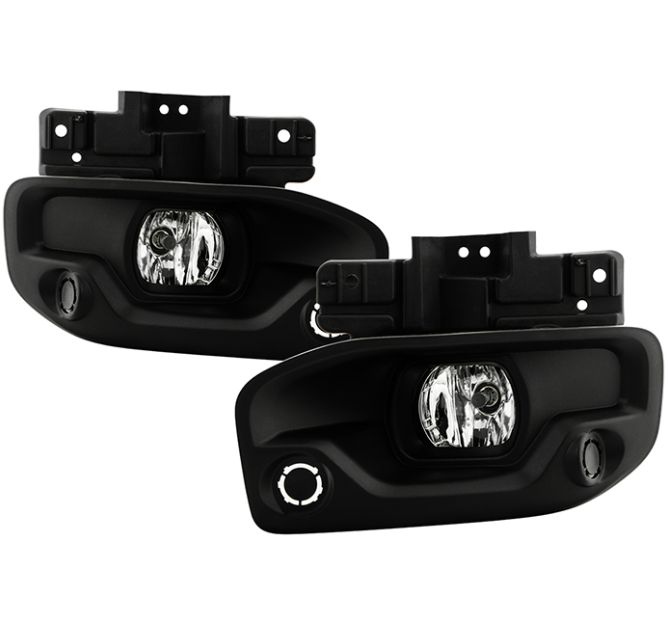 ( Spyder ) Dodge Ram 2500 3500 2019-2022 Halogen Only ( Do Not Fit 1500 Models ) OEM Style Fog Lights W/Universal Switch ( Bulb Size - H8 12V 35W )