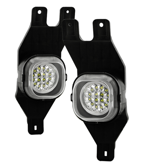 ( Spyder ) Ford F250/F350 99-04 / Ford Excursion 00-05 LED Fog Lights w/Switch - Clear