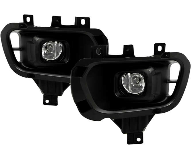 ( Spyder ) Ford Ranger 2019-2021 Halogen OEM Style Fog Lights w/Switch - ( Bulbs Size - H8 12V 35W ) - Clear