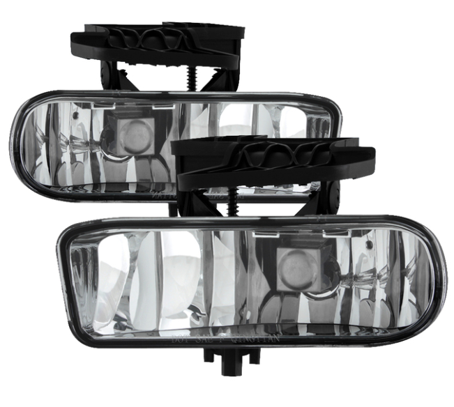 ( Spyder ) GMC Sierra 1500/2500 99-02 / Sierra 1500HD/2500HD/3500/C3 01-02 / GMC Yukon 00-06 OEM Fog Lights wo/switch - Clear