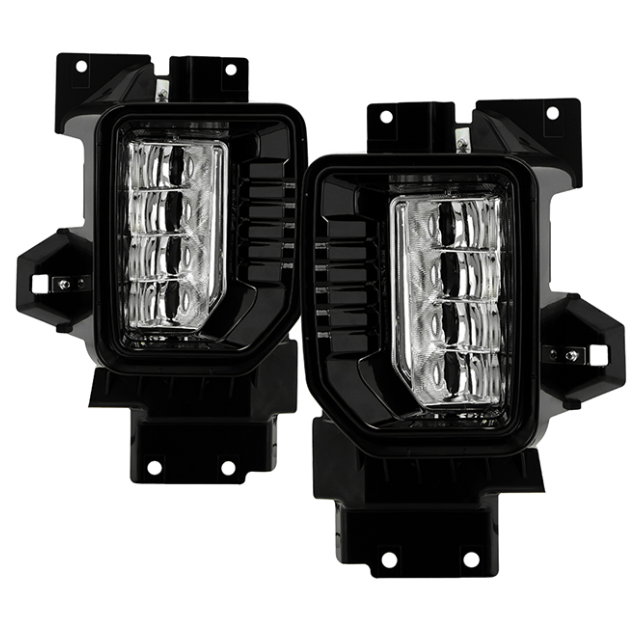 ( Spyder ) GMC Sierra 2500HD 3500HD 2020-2022 ( Do Not Fit 1500 Models ) OEM Full LED Fog Lights W/Universal Switch ( Bulb Size - Build in LED )