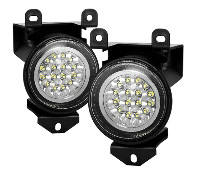 ( Spyder ) GMC Yukon Denali 99-06 (Not Fit XL/SLT) / Sierra Denali 02-06 / GMC Sierra C3 03-06 / Pontiac Bonneville SSE SSEI 96-99 LED Fog Lights w/Switch - Clear