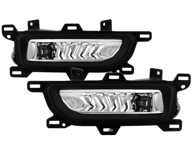 ( Spyder ) Nissan Titan 2020-2022 OEM Style Fog Lights w/Switch - ( Bulbs Size - 5W LED ) - Clear