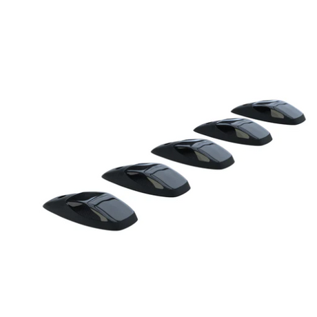 Dodge 19-25 RAM 2500/3500 5-Piece Ultra Bright RGB Multi-Colored LED Cab Roof Lights Bluetooth App (Fresh Install: For Models that DID NOT come with factory cab lights) - Multiple Lens
