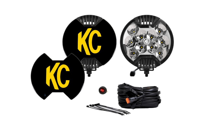 6" SlimLite LED - 2-Light System - 50W Spot Beam