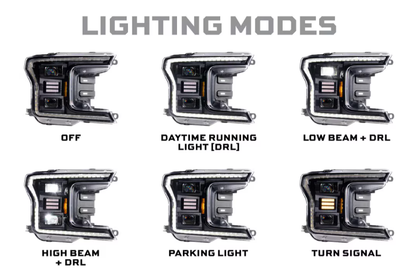 FORD F-150 (18-20): XB HYBRID LED HEADLIGHTS