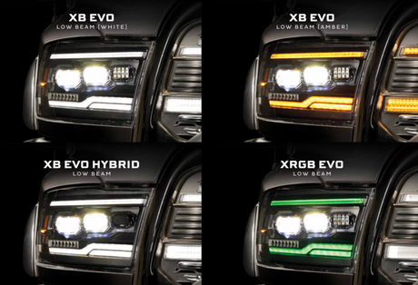 Dodge Ram 1500 (09-18) / Ram Classic (19-24) XB Evo Hybrid LED Headlights