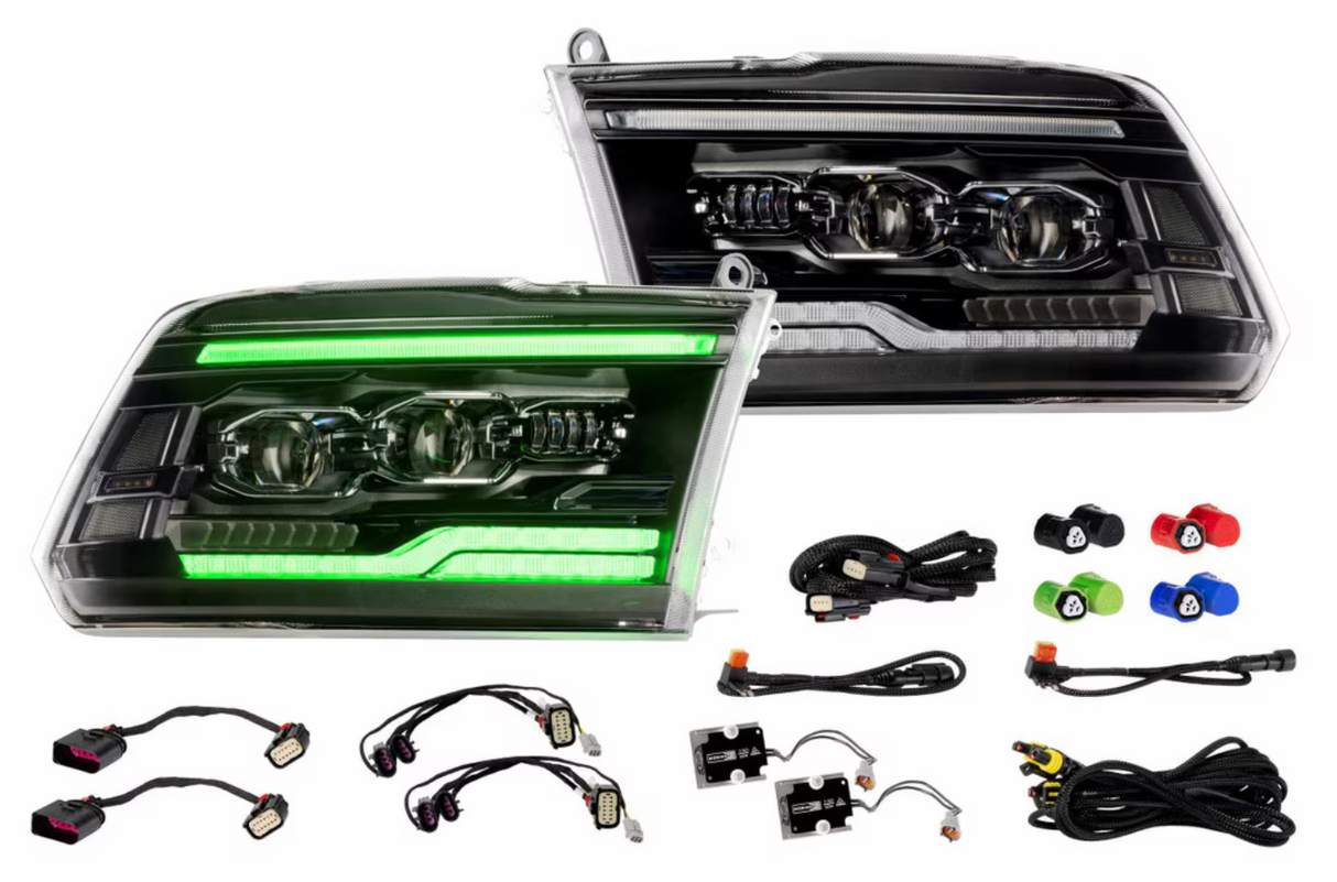 PRE ORDER: Dodge Ram 1500 (09-18) / Ram Classic (19-24) / Ram HD (09-18) XRGB Evo LED Headlights