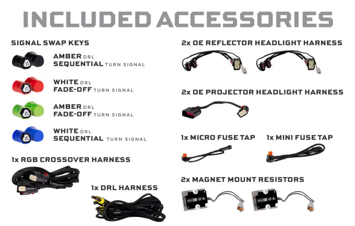 PRE ORDER: Dodge Ram 1500 (09-18) / Ram Classic (19-24) / Ram HD (09-18) XRGB Evo LED Headlights