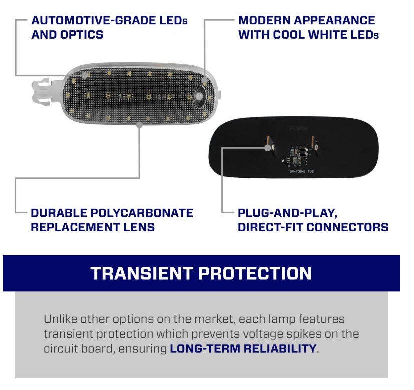 2009-2023 Dodge Ram 1500/2500 LED Dome Light