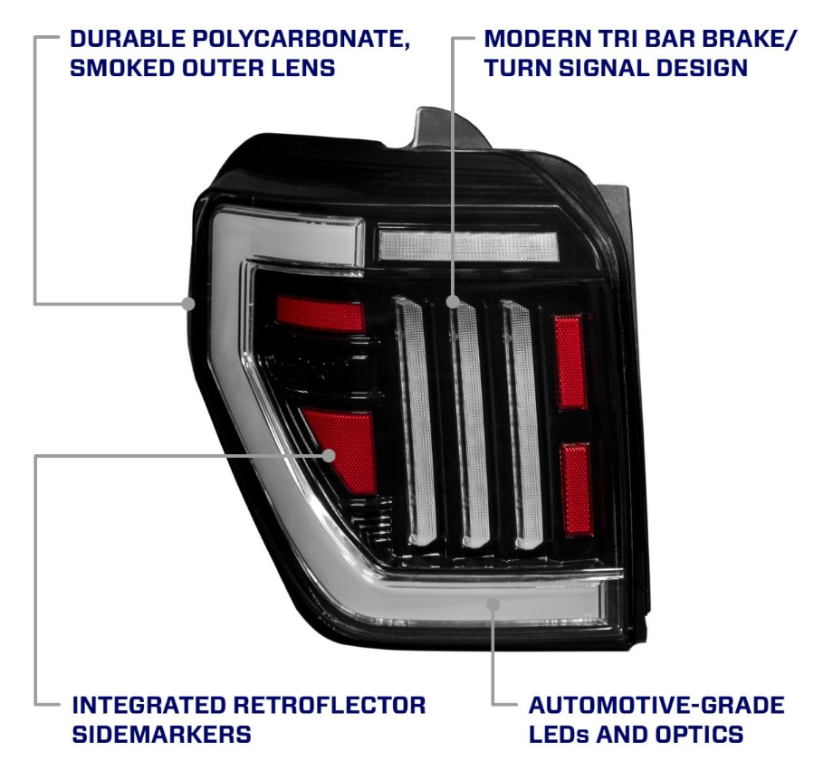 2010-2024 Toyota 4Runner LED Tail Lights (pair)